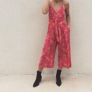 Free People hot tropics jumpsuit, NWT, size 8